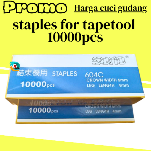 

Tapetool Refill Staples Stapler Isi Ulang Tape Tool - 1 Box