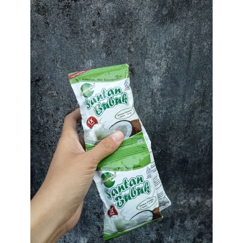

(SANTAN RENTENG) SANTANPAS SANTAN BUBUK PAKET 1 RENTENG ISI 10 PCS /SANTANPAS SANTAN BUBUK