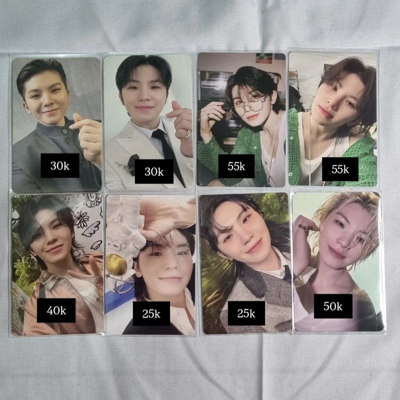 [Ready Stock] Photocard Seventeen Woozi Lee Jihoon album face the sun fml carver heaven right here s