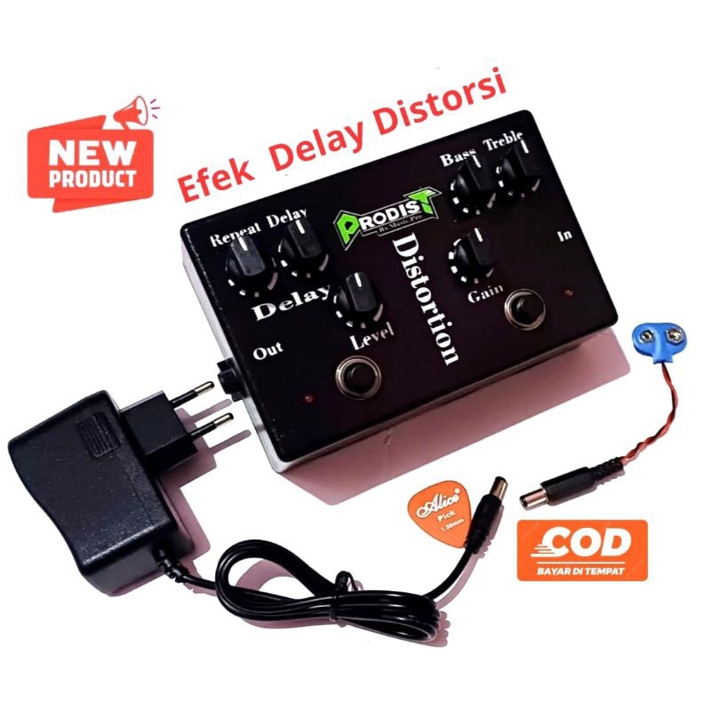 EFEK GITAR DISTORSI DELAY - EFEK GITAR DELAY DISTORSI TERBARU UNTUK GITAR LISTRIK & AKUSTIK BONUS