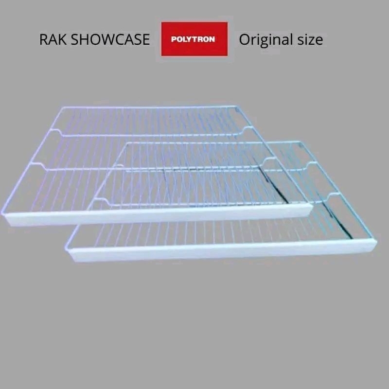 rak showcase polytron ambalan showcase rak es