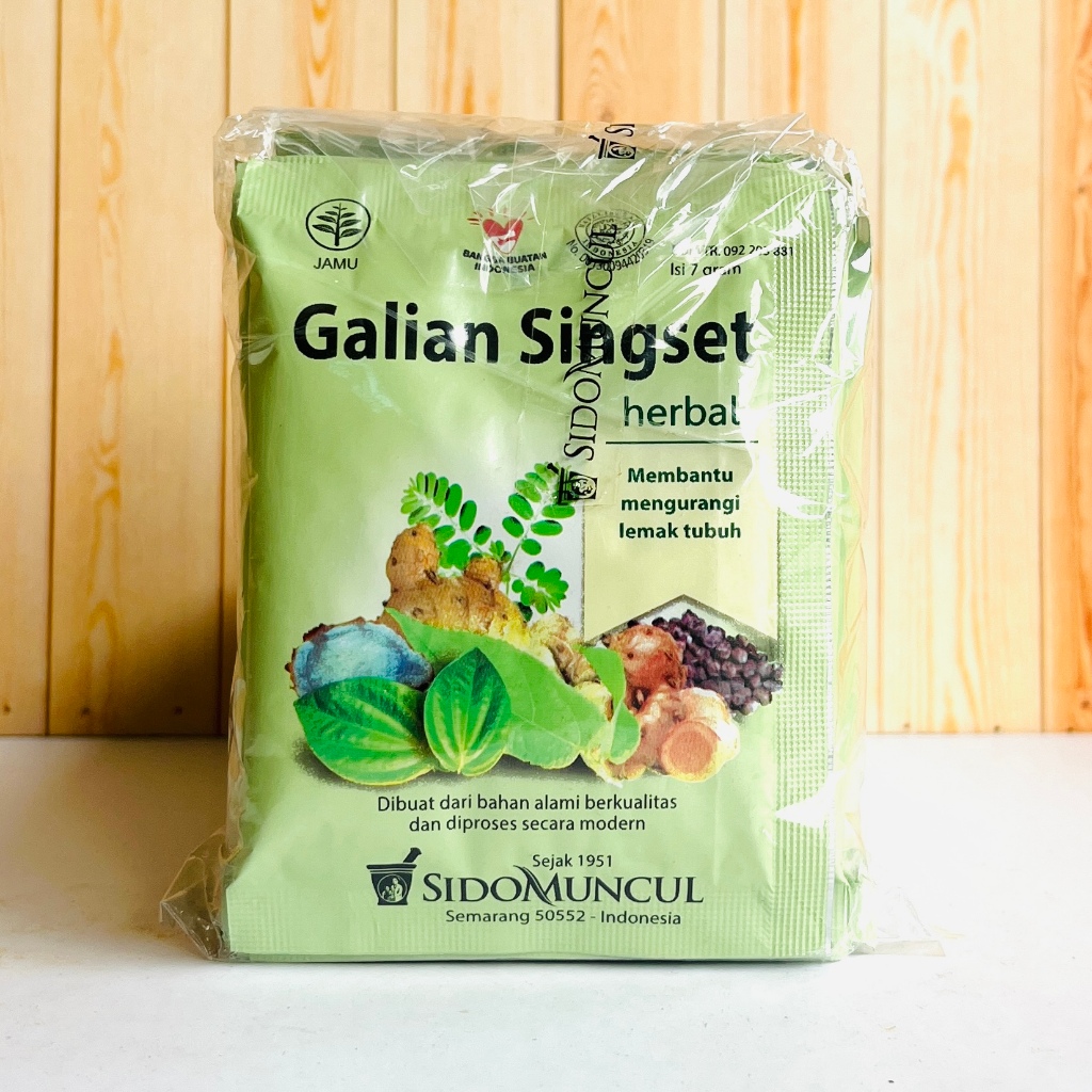 

Jamu Serbuk Galian Singset Sidomuncul isi 10 Sachet