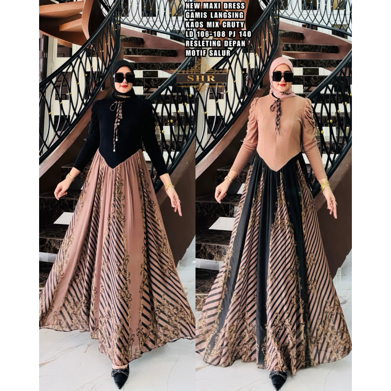 “SHR NEW”READY READY GAMIS RAJUT MANJALITA TERLENA BY SHR SIAP KIRIM LANGSUNG