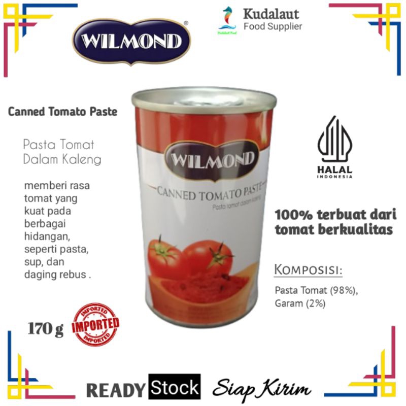 

Pasta Tomat Wilmond / Wilmond Tomato Paste; 170g