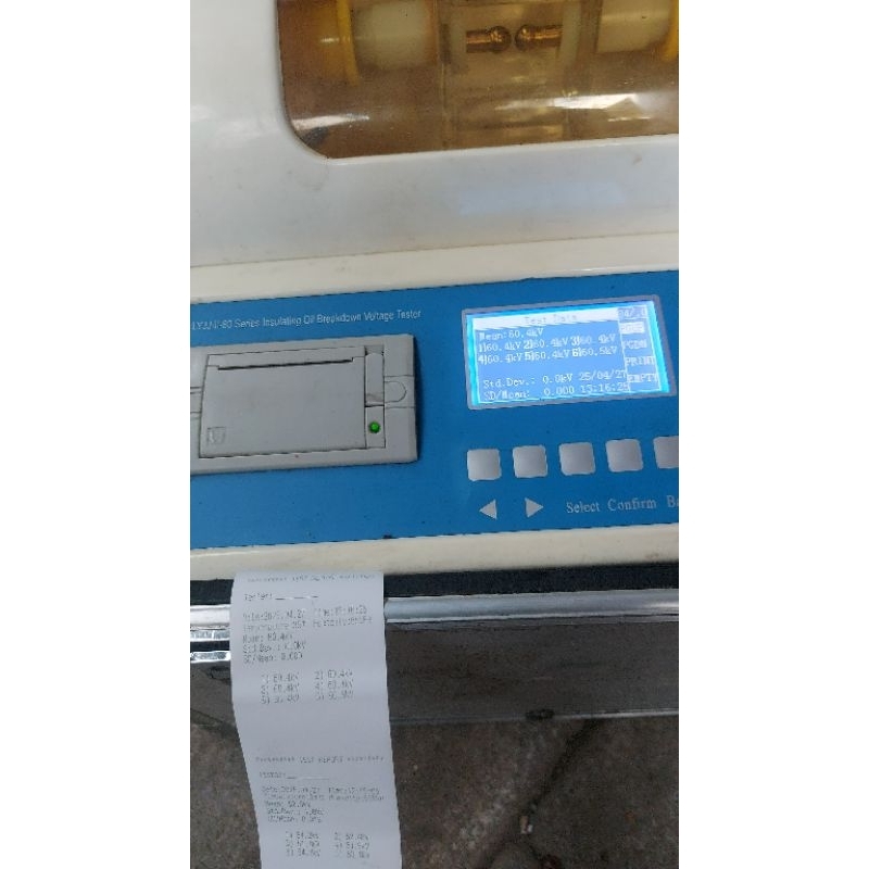 BDV oli trafo Breakdown voltage oil test 80KV zhiwei garansi 1 tahun