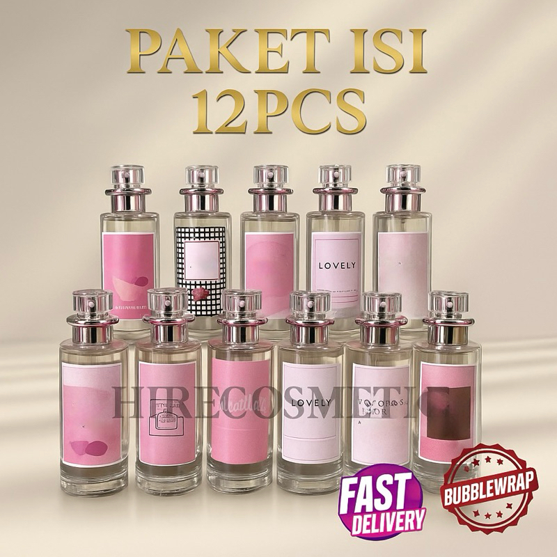Paket Usaha Isi 12Pcs Parfum Thailand 35ml Unisex / Paket Parfum Viral