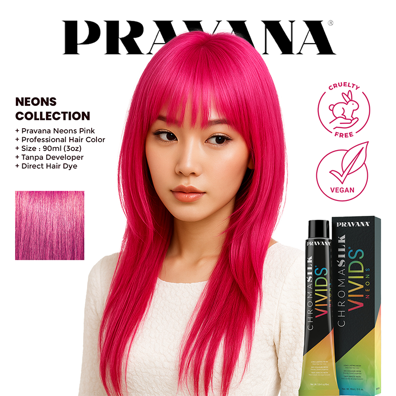 PRAVANA NEONS PINK - Vegan Hair Color (Cat Rambut)