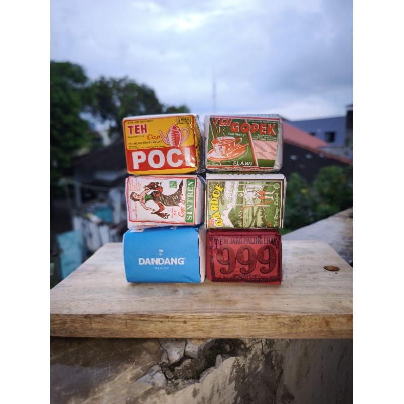 Paket Teh Racik khas Solo, Teh Tubruk 6 varian (Gopek, 999, Sintren, Gardoe, Poci, Dandang Biru), Co