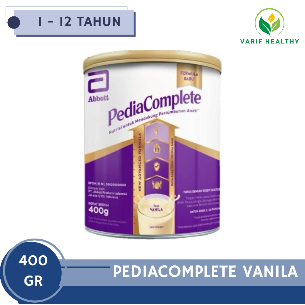

PEDIACOMPLETE VANILA 400gr | Susu Tinggi Kalori Pertumbuhan Anak