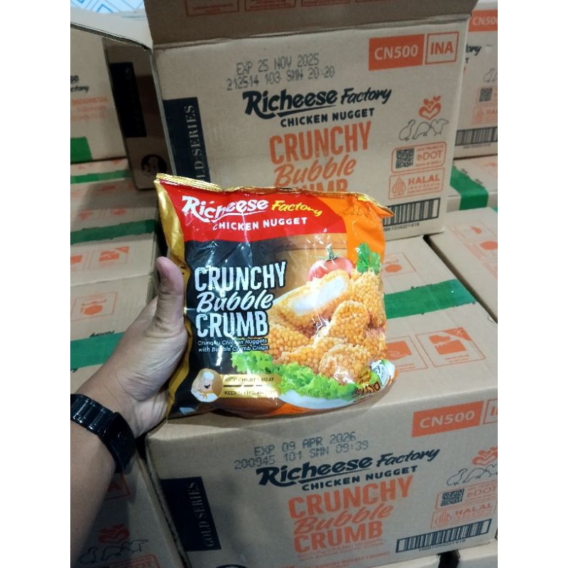 

Nugget Richeese Bubble Crumb 500gr