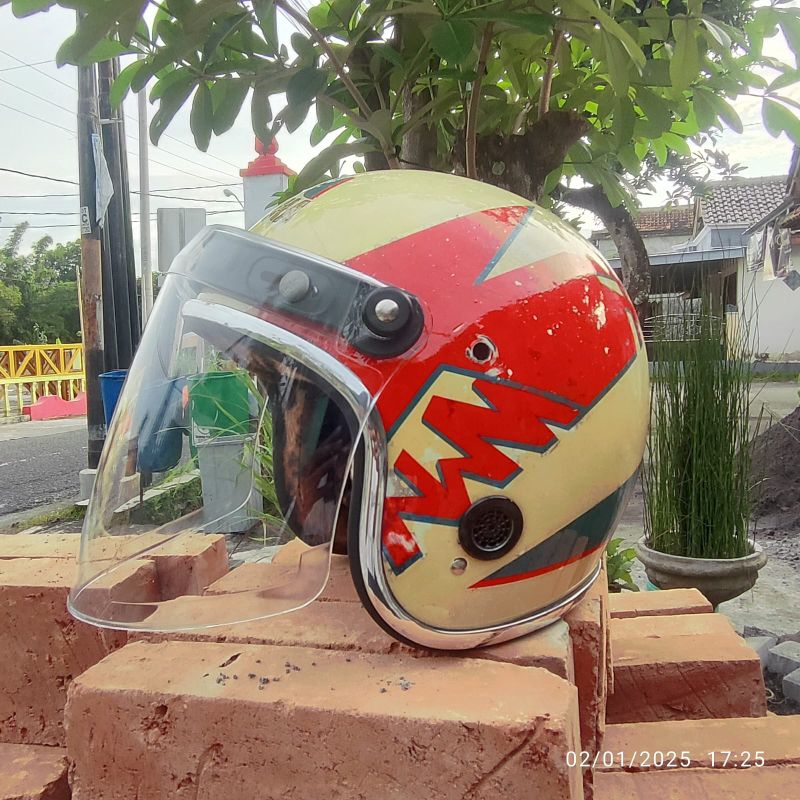 Helm Yamaha Jadul Yamaha Alfa FizR RX king