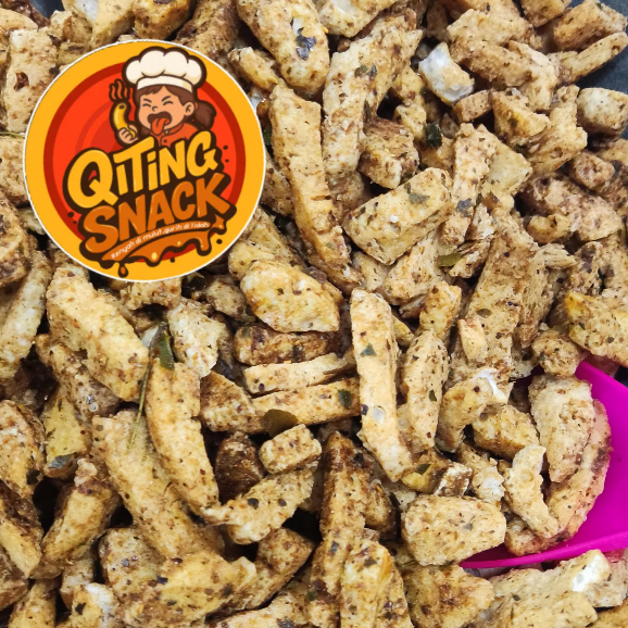 

BASRENG PEDAS DAUN JERUK KEMASAN 500gr - QITING SNACK