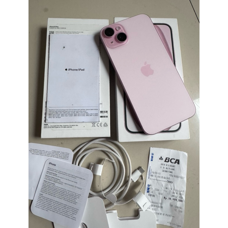 IPhone 15 Plus 128 GB ibox second 98%