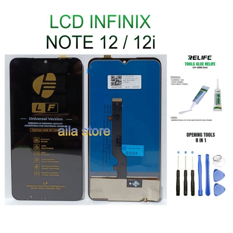 LCD TOUCHSCREEN INFINIX NOTE 12/12i  FULL SET
