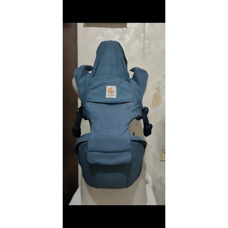 hipseat ergobaby cool air mesh oxford blue prelove original
