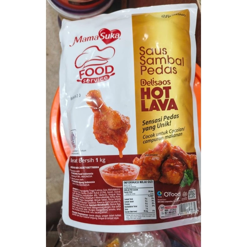 

mamasuka - delusaos Hot lava halal kemasan ekonomis 1 kg