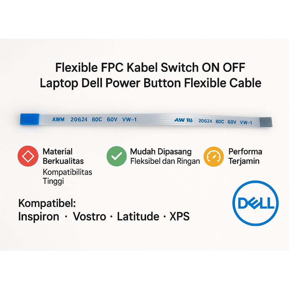 Flexible Kabel Switch ON OFF Dell Latitu