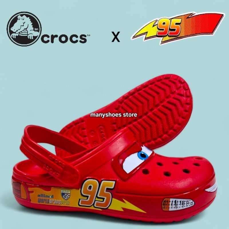 Sandal Crocs Mcqueen Dewasa/Crocs Cars 95/Sandal Crocs