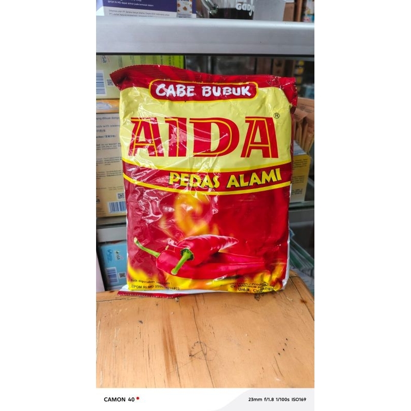

Aida pedas bubuk cabe kemasan 500g halal