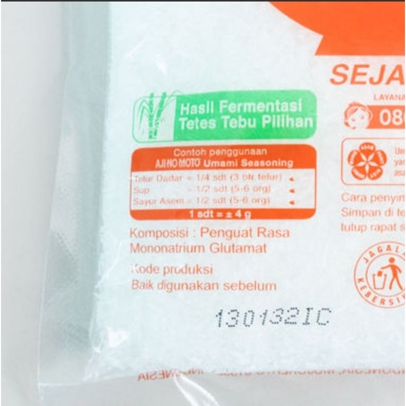 

RB Ajinomoto MSG Reguler RC Micin Penyedap Rasa 1kg