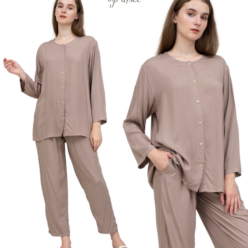 Promo  PIYAMA POLOS PIYAMA RAYON PAJAMAS RAYON SET BAJU WANITA VIRAL ELEGAN MURAH
