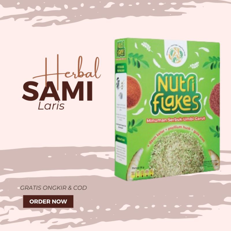 

Nutriflakes Sereal Umbi Garut Atasi Asam Lambung Terbaik