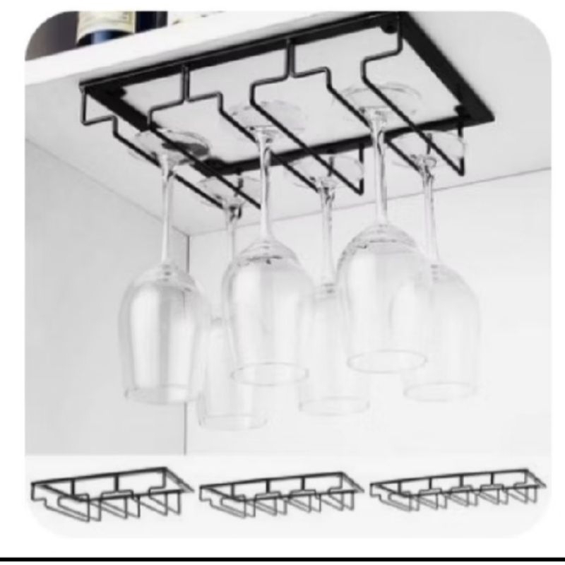 TERMURAH DI SHOPEETERBARU RAK GELAS GANTUNGAN GELAS 3susun