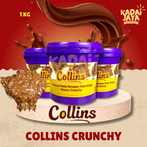 

Collins Choco Crunchy 1 Kg in Safe Packaging Topping Donat