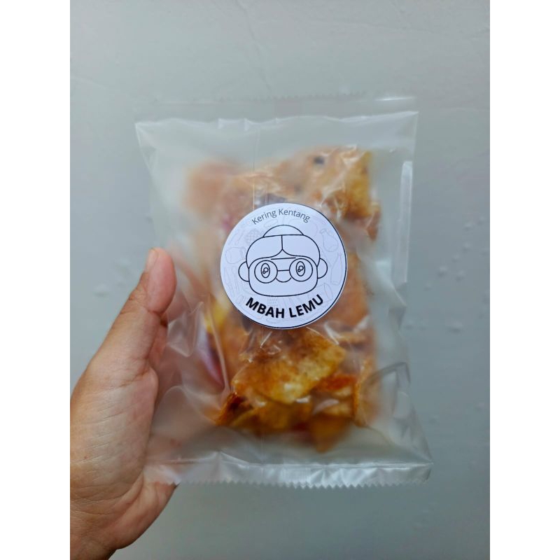 

Mbah Lemu Kering Kentang Pedas Kentang Mustofa Kepripik Kentang 100gr