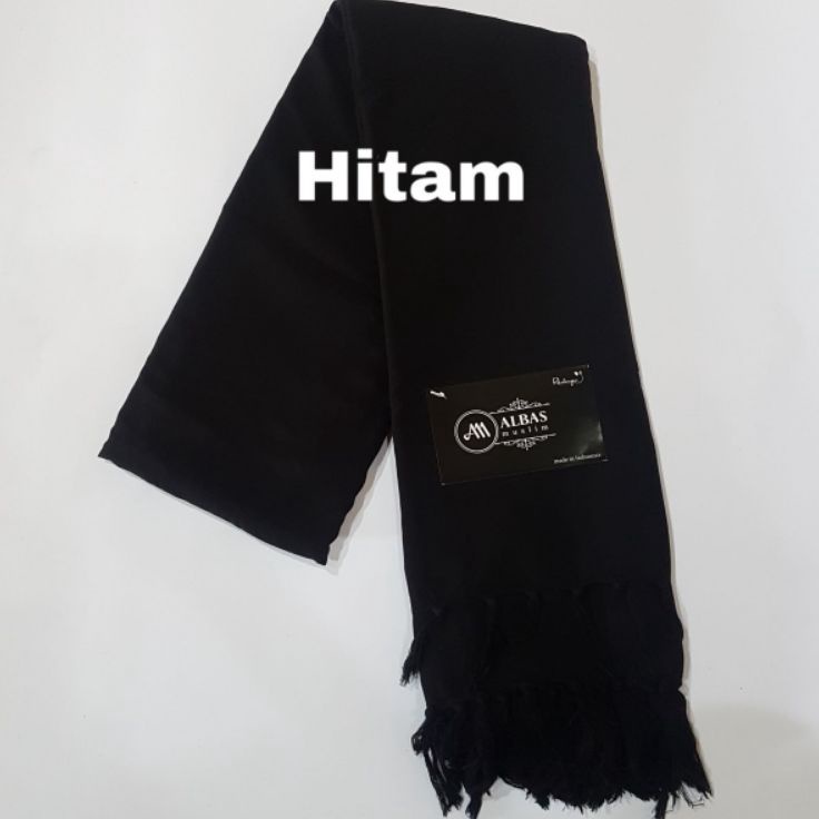Sorban rida polos hitam Murah Rayon Surban pria Habib