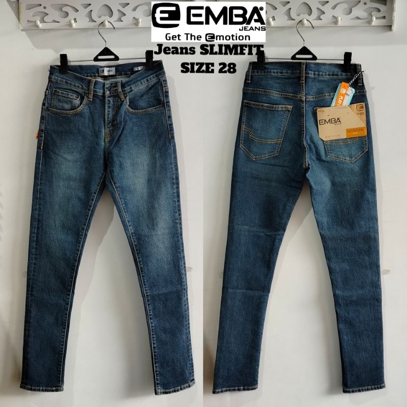 CELANA EMBA CELANA PANJANG JEANS & KATUN EMBA ORI SIZE 28