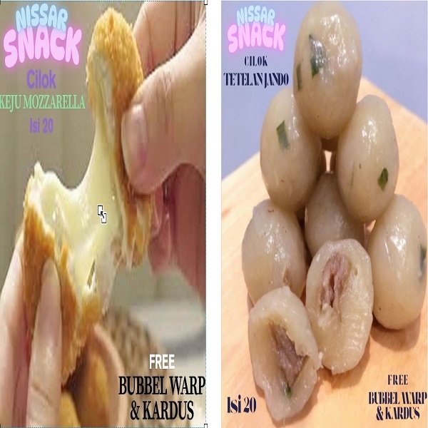Cilok Baso Aci Goreng/Tetelan Jando/Keju Mozzarella  Frozen