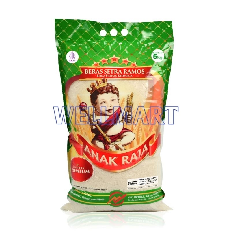 

Beras Anak Raja Setra Ramos 5 Kg Beras Kualitas Premium