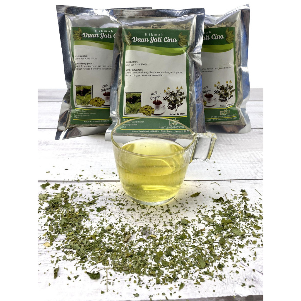

Teh Daun Jati Cina Senna Leaf Hikmah 40 Gram Teh Pelangsing Diet