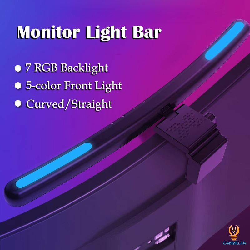 Lampu Monitor Curved RGB Light Bar Monitor Led Laptop Screen Bar Lampu pc Komputer Lighting Desk Rea