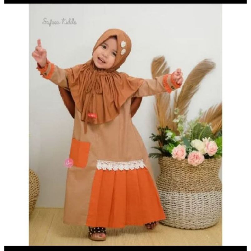 gamis anak Safeea kiddo 3TH