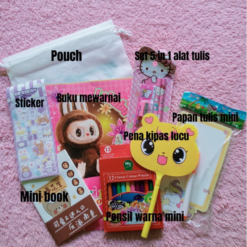 

NC- Set Paket Edukasi Alat Tulis Anak/ Hampers Edukasi Ulang Tahun Anak