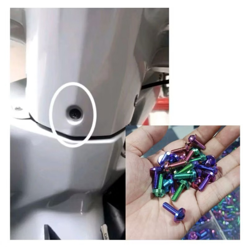 Baut batok Vario scoopy Titanium