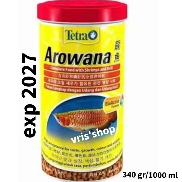 Tetra Arowana 340 gr / pelet ikan arowana / pakan arowana / pelet arowana