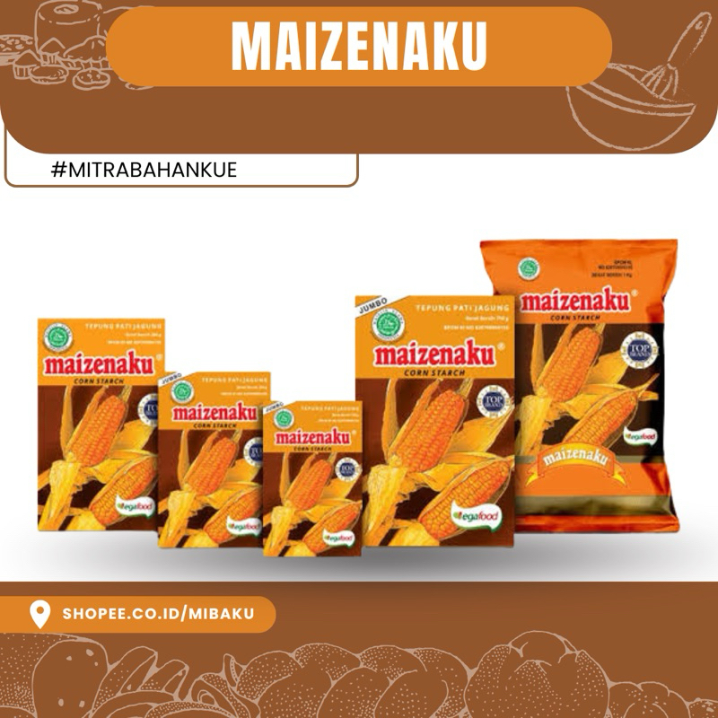 

Maizenaku Tepung Maizena Jagung Murni | Corn Starch | Pilihan Ukuran 100g - 1kg