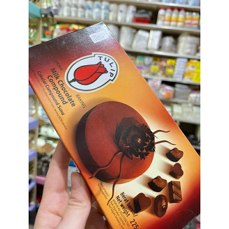

Tulip dark compound chocolate 225gr