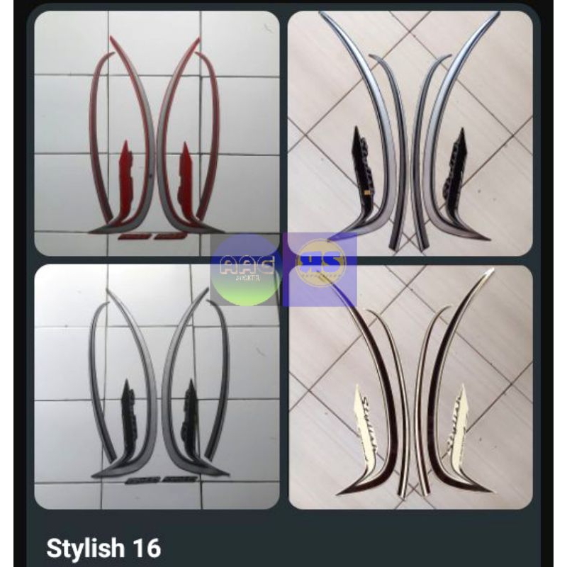 stiker striping skotlet lis body motor honda scoopy stylish tahun 2016