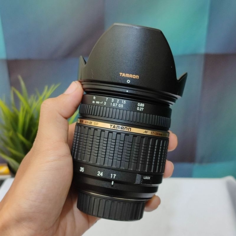 LENSA TAMRON 17-50MM f2.8 UNTUK NIKON DSLR  WIDE LEBAR