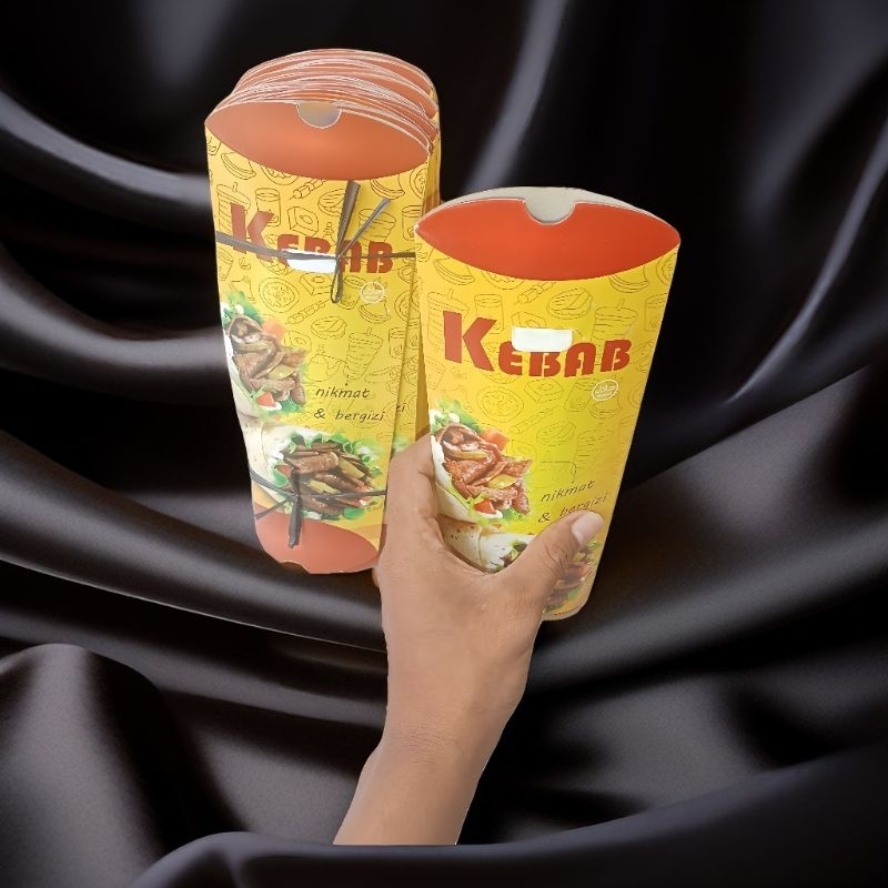 

bungkus kebab besar tarikan kuning 50 pcs