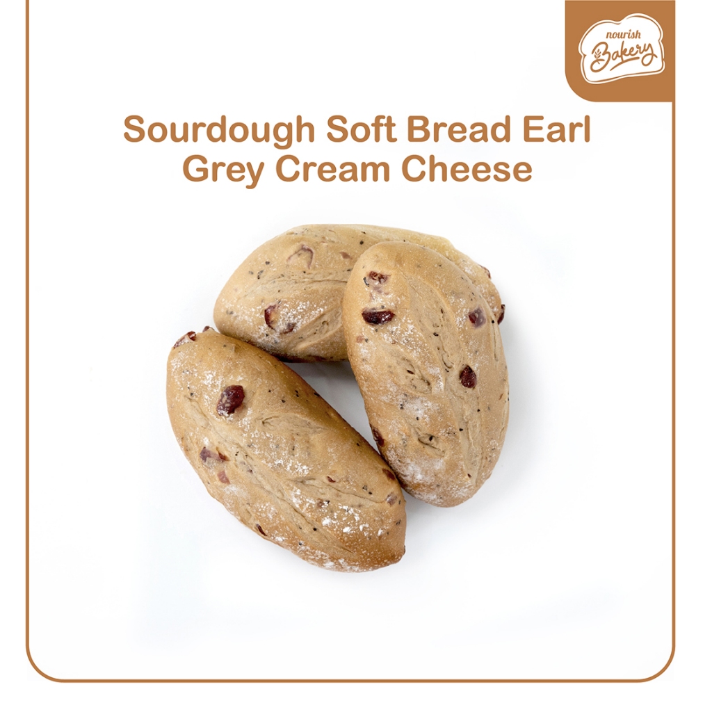

Ssl09 Earl Grey Cream Cheese - 100% Sourdough Soft Bread dengan Grass Fed Cream Cheese