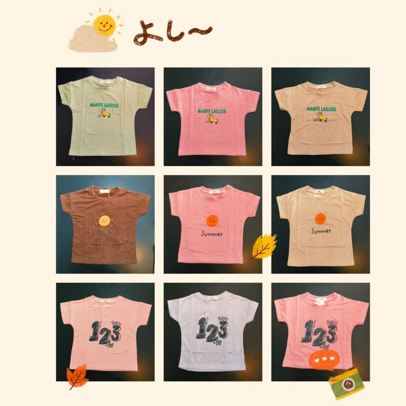 KAOS IMPORT SABLON MIX CHILDREN WEAR