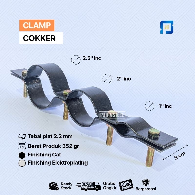 Clamp Cooker / Klem Cooker Aksesoris Tiang Fiber Optik