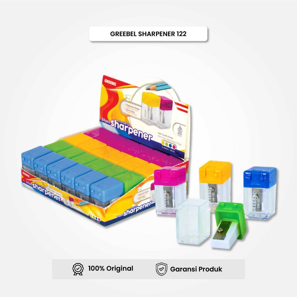 

Rautan Pensil Serutan Sharpener 122 (PCS) / Greebel Rautan Pensil / IStationery