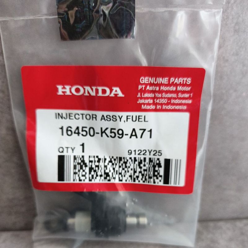 injector Honda Vario 150 ESP K59J ( 16450-K59-A71)
