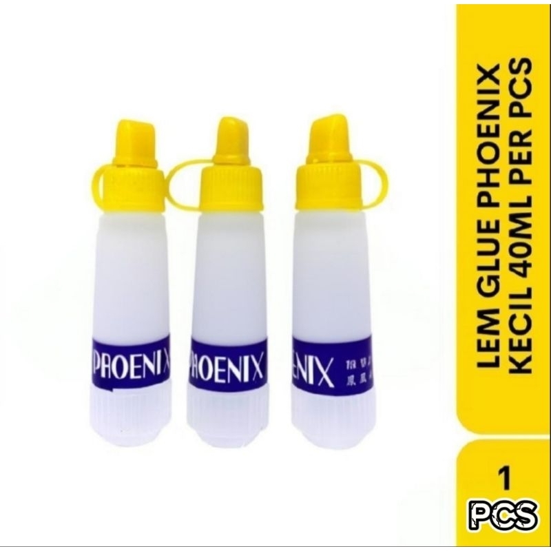 

LEM GLUE PHOENIX KECIL 40GR 1 PCS